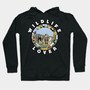 Wildlife Lover Blue Sky Zebra Hoodie